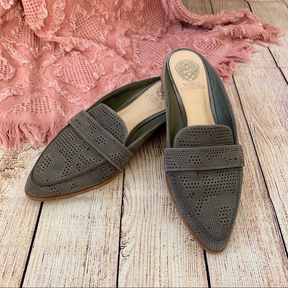 COPY - Vince Camuto Kaylana Grey Mule Loafer